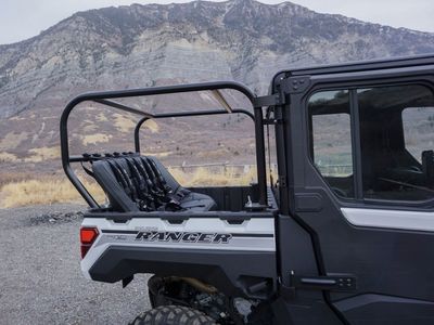 Polaris Rear Seat With Roll Cage And Speakers