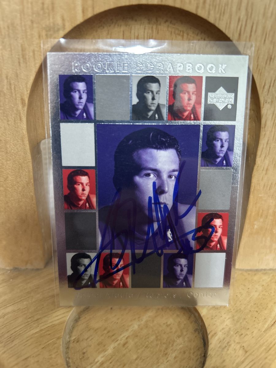 Rafael Arauio BYU Auto 2004 Upper Deck Rookie Card Toronto Raptors Hand Signed RC BYU COUGARS Superstar