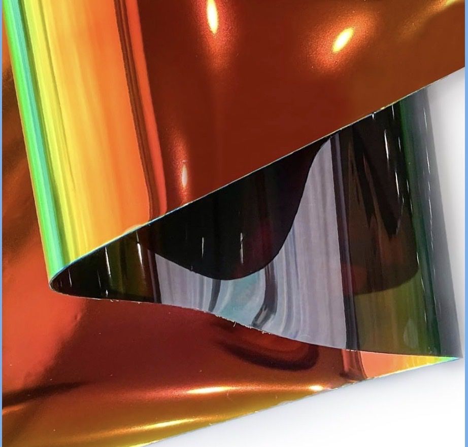 54”x100’ roll of holographic vinyl wrap film