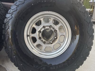 315 75 16 BfG KO2 matching set with rims load range E