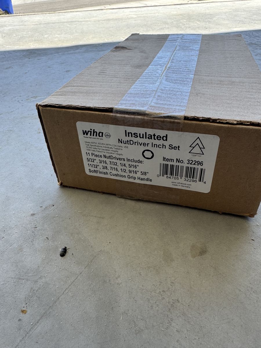 Wiha Insulated Nut Driver Set (11pc) – 1000V – NEW