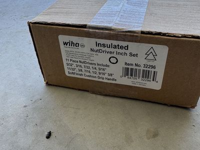 Wiha Insulated Nut Driver Set (11pc) – 1000V – NEW
