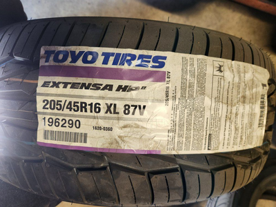 205/45r16 toyo extensa hp ll