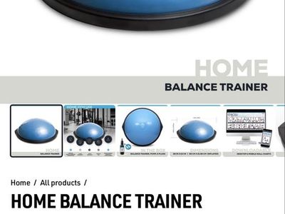 BOSU Balance Trainer - Blue Balance Board Exercise Dome