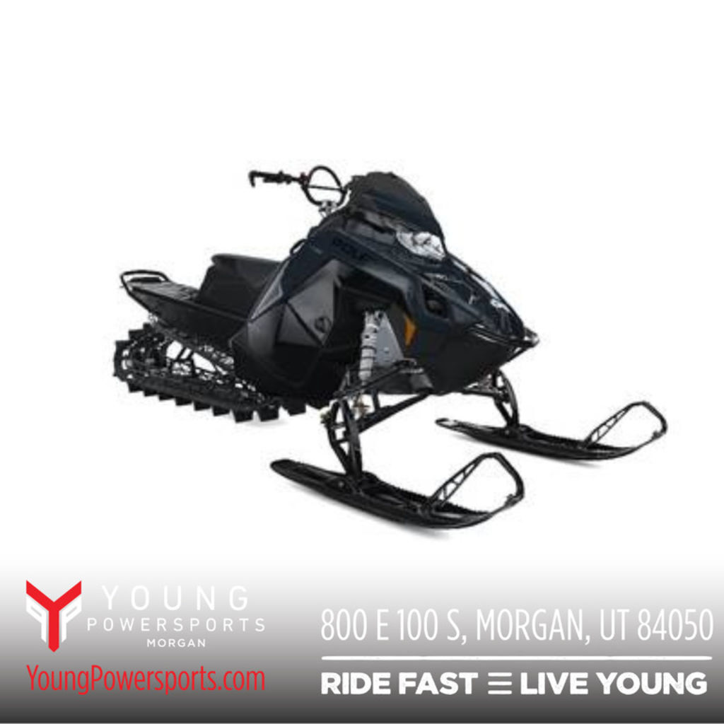 2026 Polaris® Patriot Boost PRO RMK 155 Gloss Black / Blue Dusk