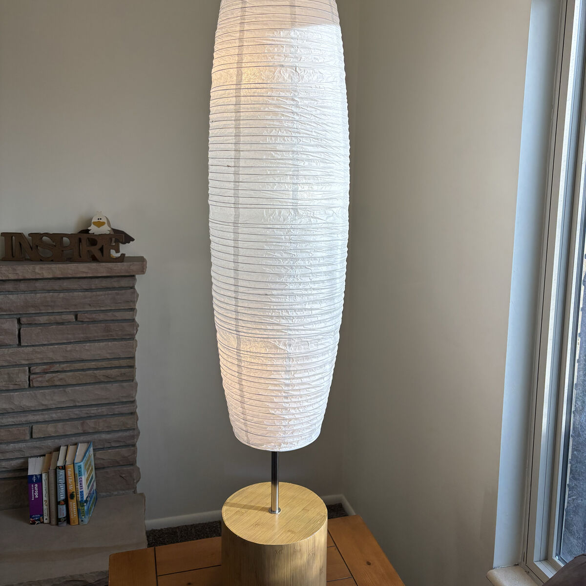 White Column Lamp
