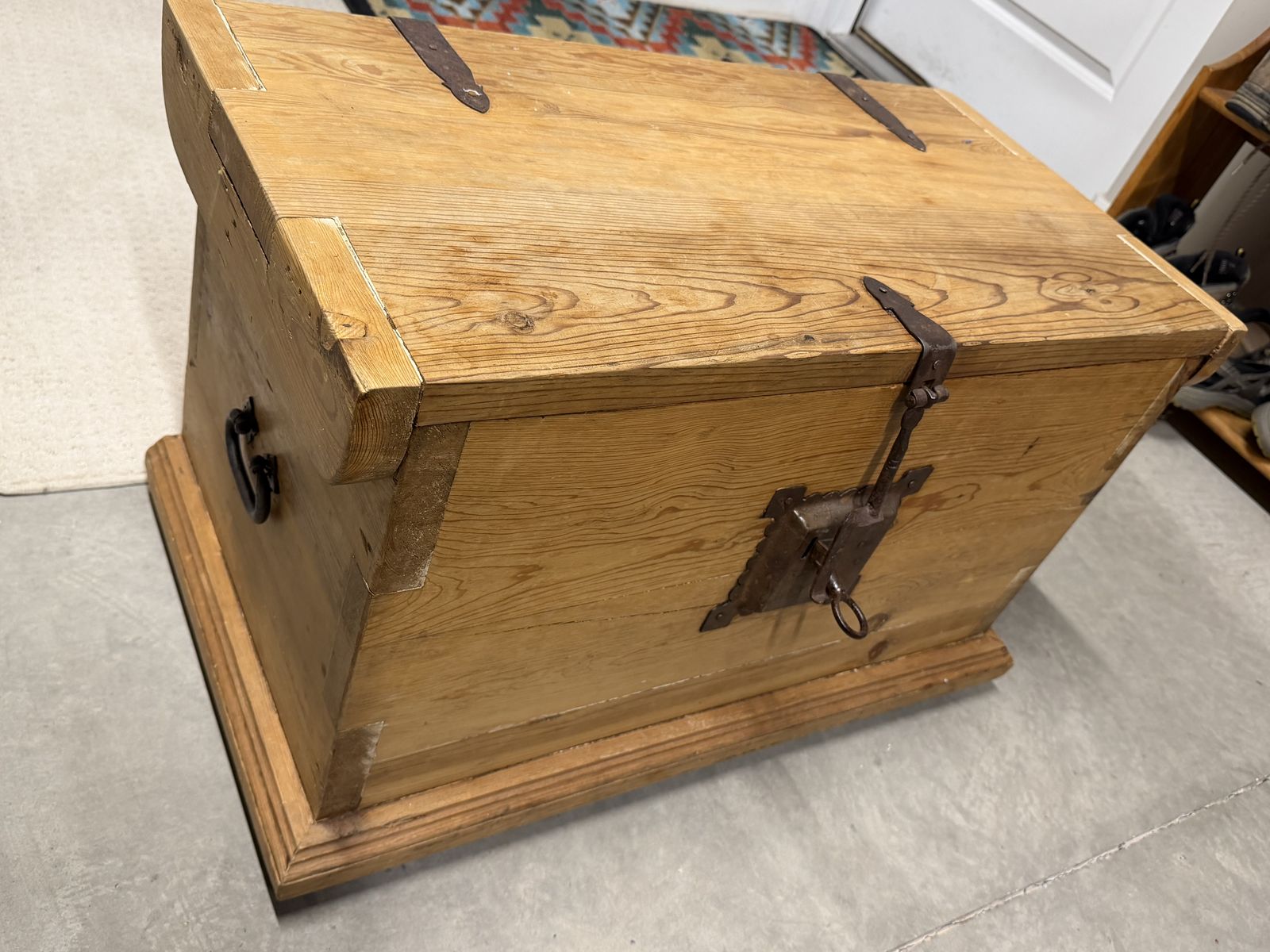 antique solid wood chest