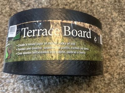 Terrace Board Lawn Edging 2 Rolls 5”x40’