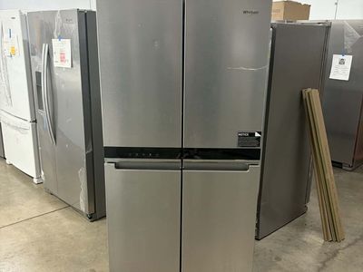 NEW WHIRLPOOL 19.4 C FT STAINLESS 4 DOOR FRENCH DOOR