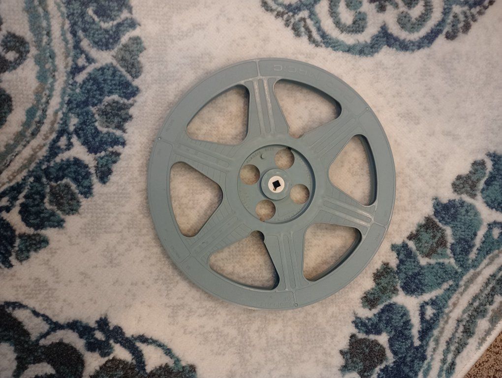 3 vintage movie film reels