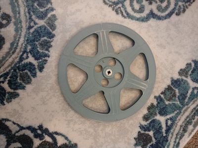 3 vintage movie film reels