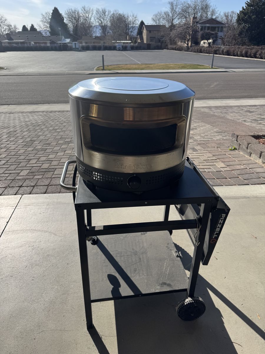 Solo Pi Prime Propane Pizza Oven and Rolling Table