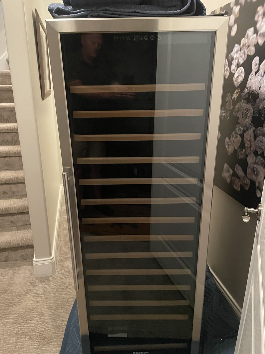 BODEGA 157-Bottle Compressor Wine Cooler Refrigerator with Tempered Glass Door