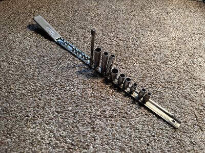 Craftsman 1/4 Dr. SAE MM Socket Set and Extention