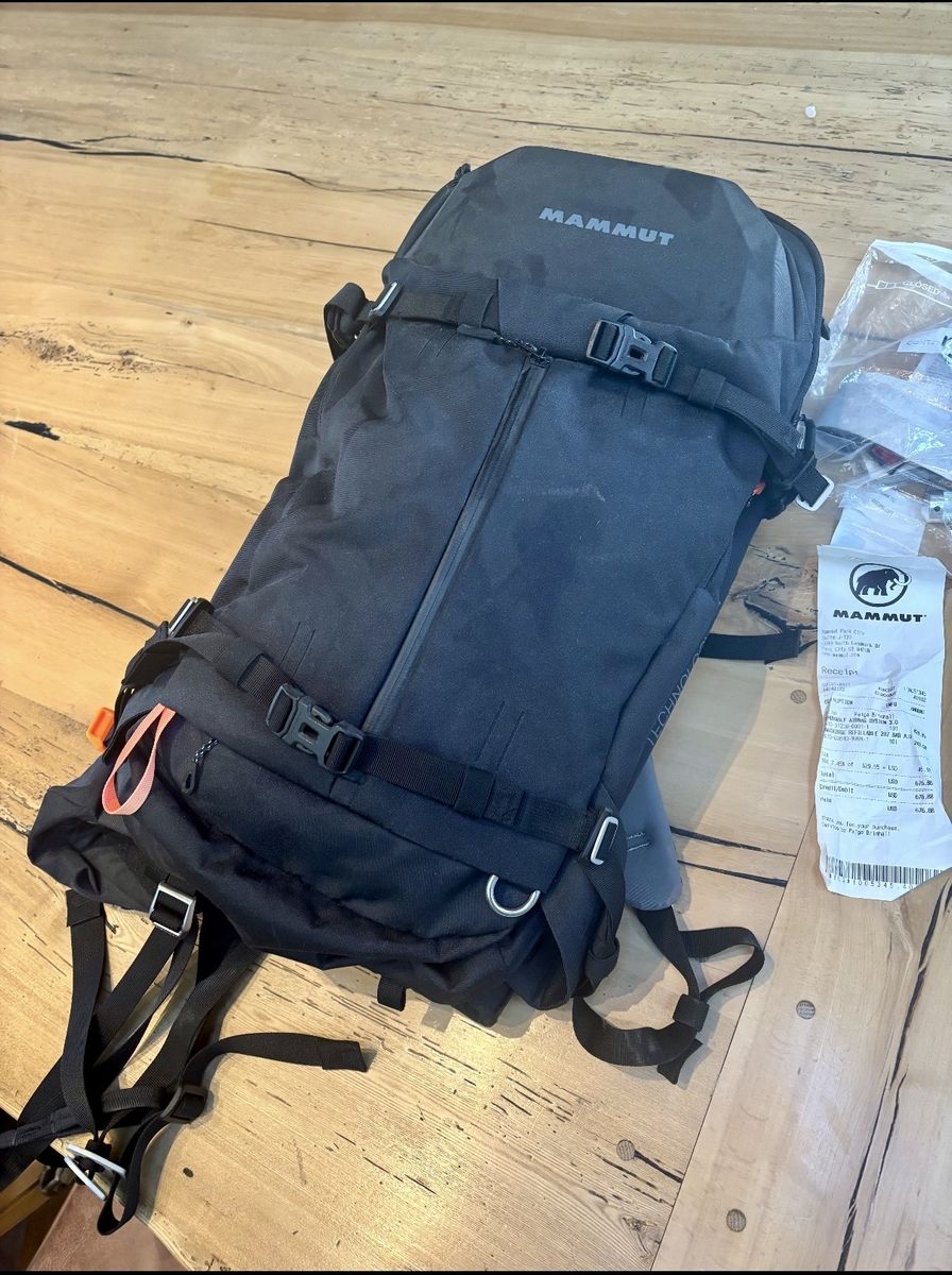Mammut Light Removable Airbag 3.0 Backpack, Black - Compact Safety for Backcountry