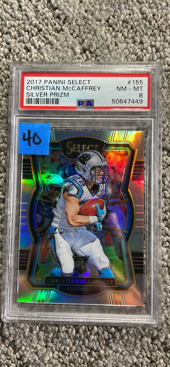 Christian McCaffrey Carolina Panthers graded slabs