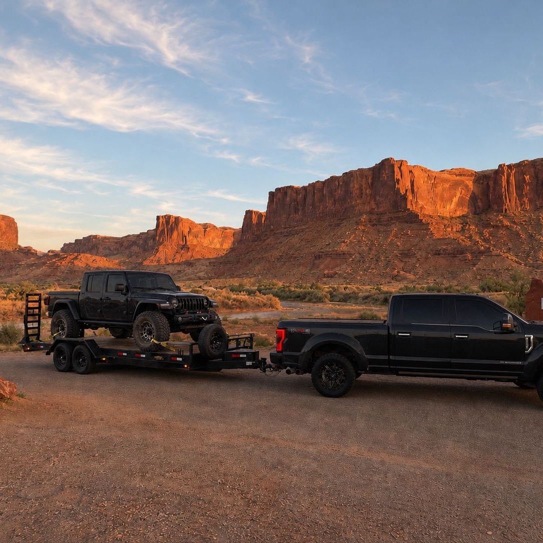 Heavy-duty 22-foot dovetail trailer