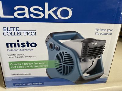 Outdoor misting fan