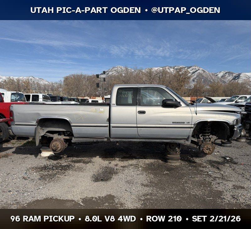 1996 Dodge Ram Pickup Parts - UTPAP Ogden