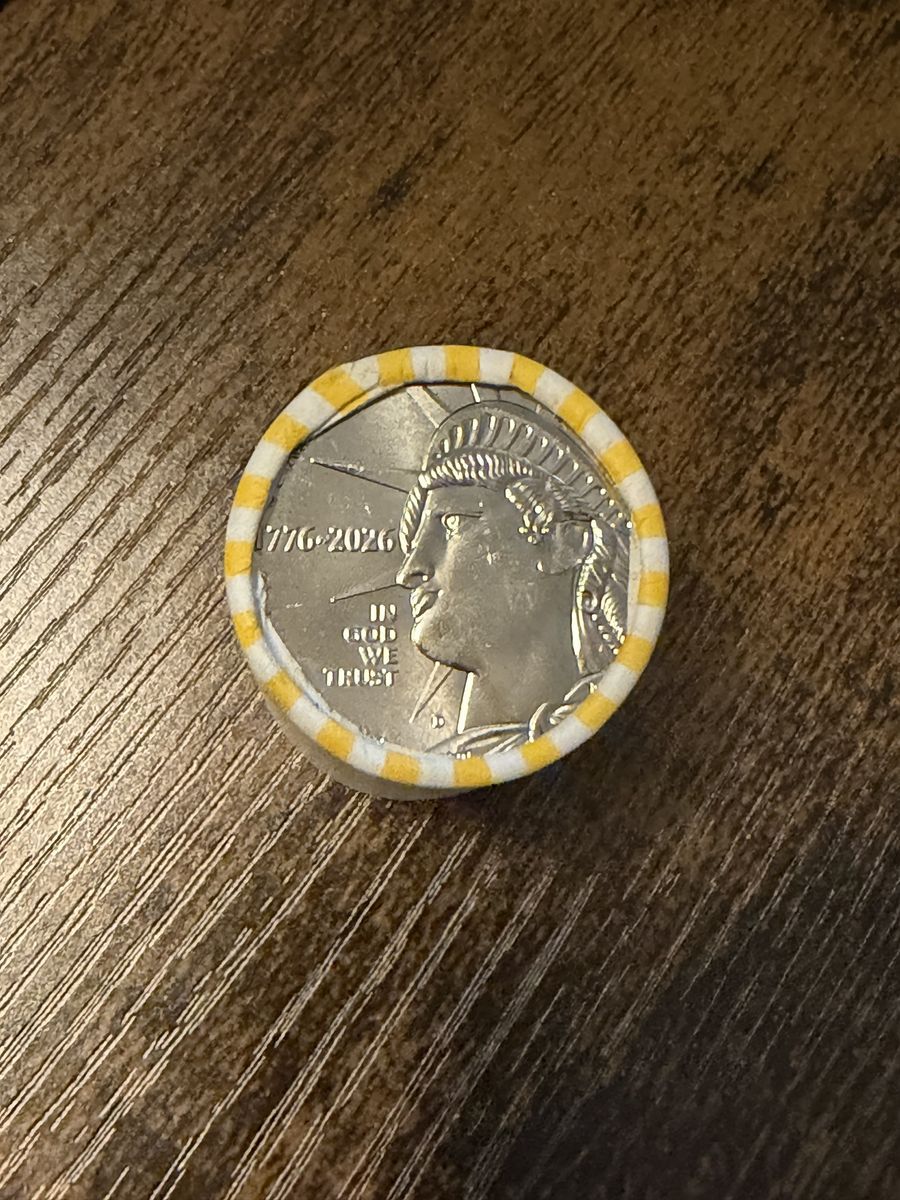 2026 Enduring Liberty Half Dollar Rolls – 1776~2026 – Denver Mint – Uncirculated – Loomis Rolls