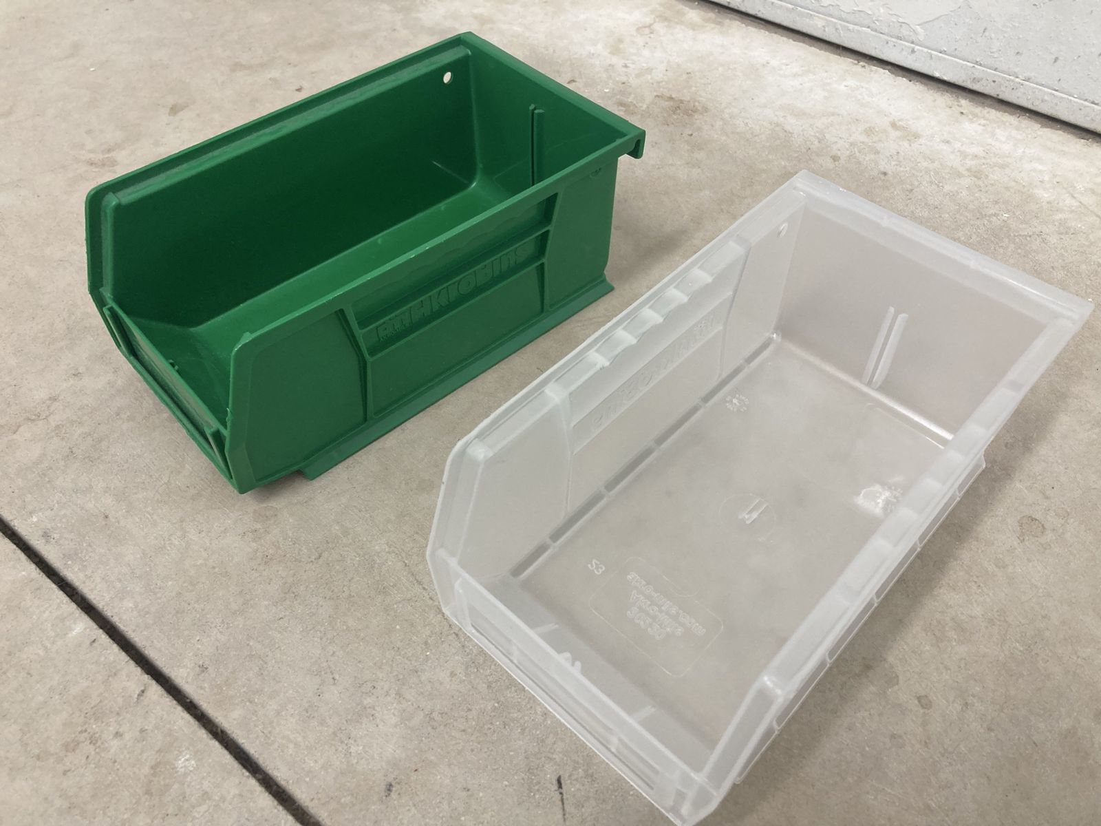 Wall Mount Bin Storage System: Panels & bins