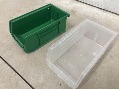 Wall Mount Bin Storage System: Panels & bins