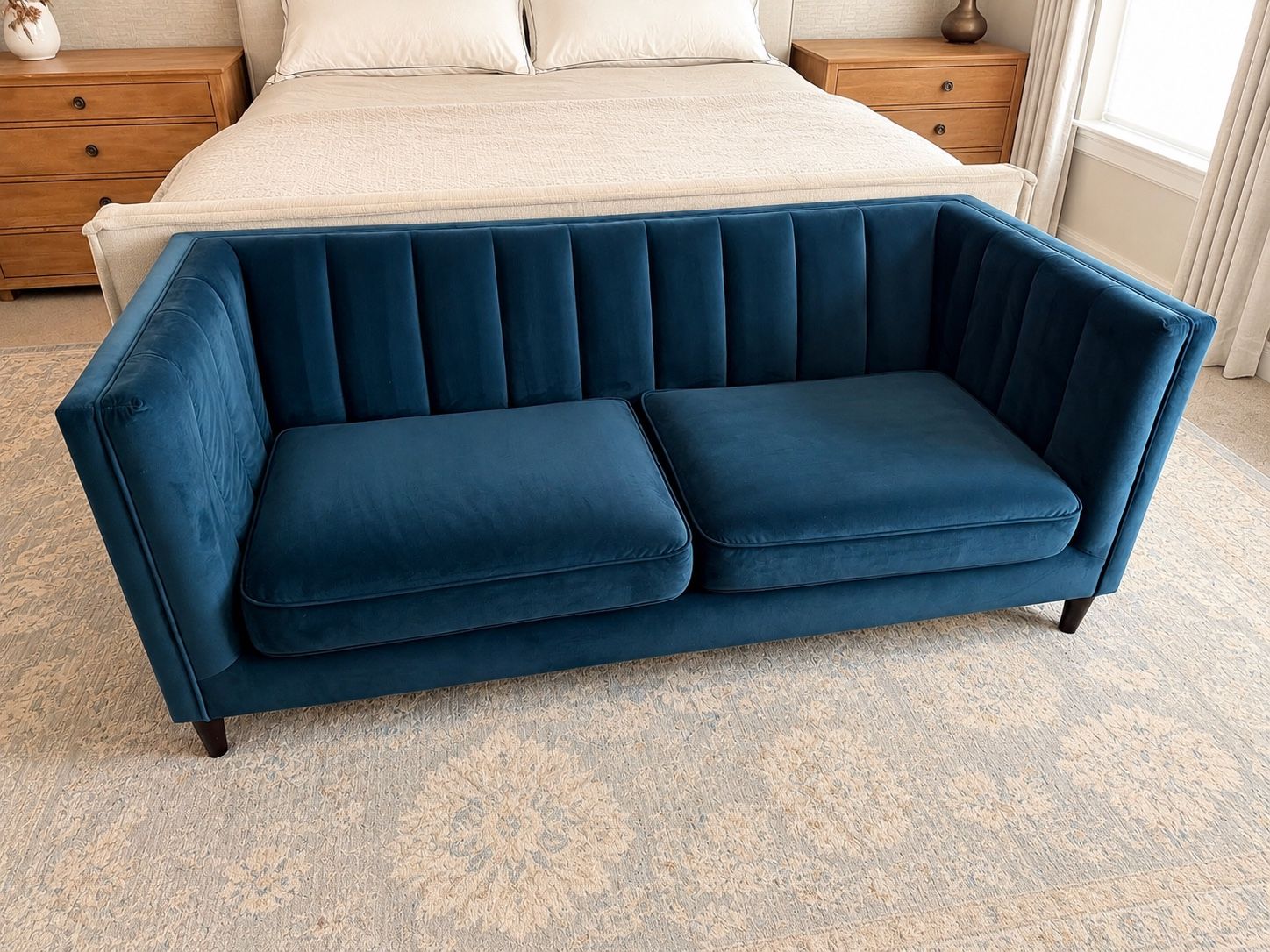 Channel Back Sofa/Settee 