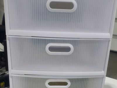 3-Drawer Plastic Storage Organizer – $12