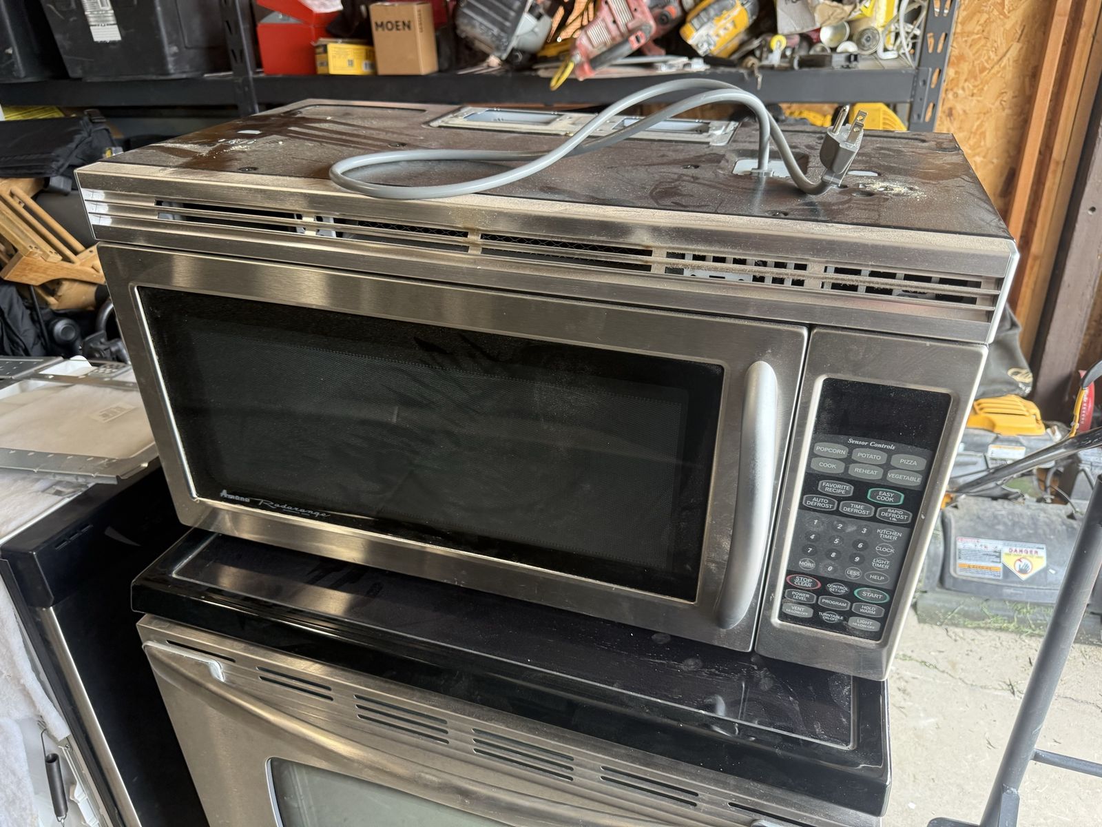 Microwave stove dishwasher