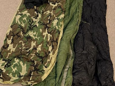 US Military Modular Sleep System (MSS) Complete 4-Piece Gore-Tex Sleeping Bag Set - Excellent Condition