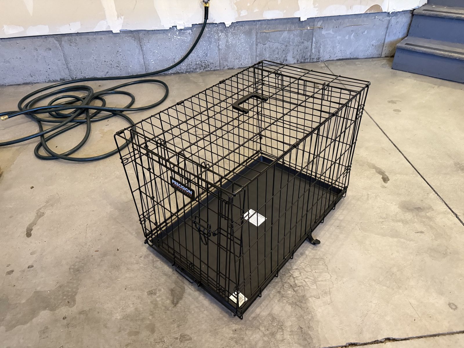 Precision Pet Products Black Wire Dog Crate - 30" L x 19" W x 21" H - Great Condition!