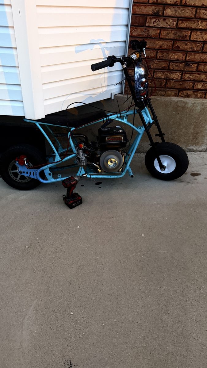 Blue mega moto 80 with predator 212