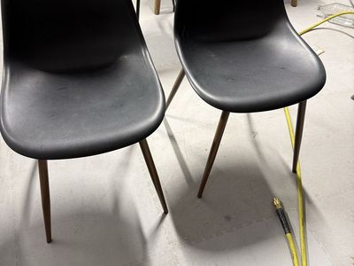 Two nice chairs black