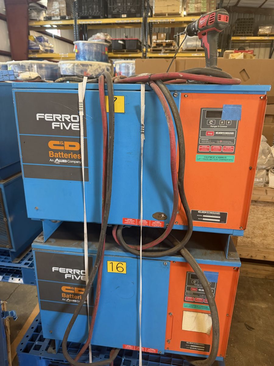 C&D Technologies Ferro Five FR24HK900 Industrial 3-Phase Forklift Battery Charger