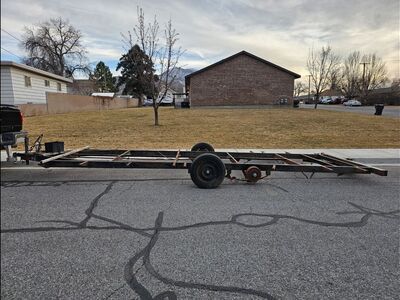 Bumper pull trailer frame 20' deck