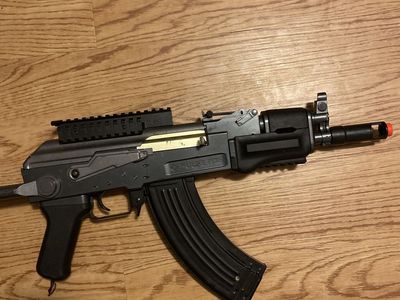 Electric airsoft Ak assault rifle with charger