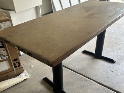 Used Solid Wood long restaurant Dining table