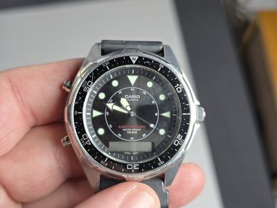 Casio AMW320R Men's Black Watch