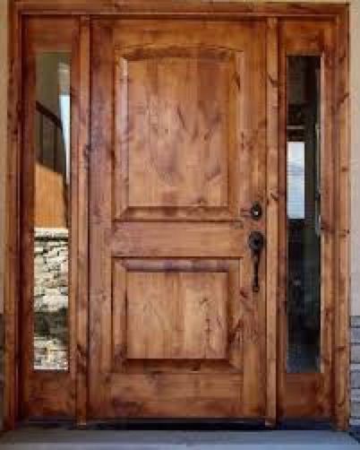 Knotty Alder Entry Door Unit (new)