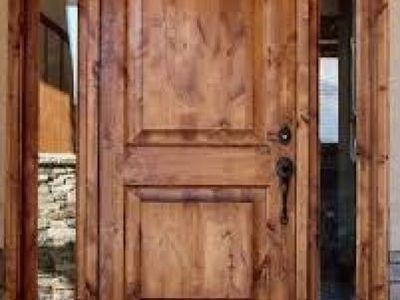 Knotty Alder Entry Door Unit (new)