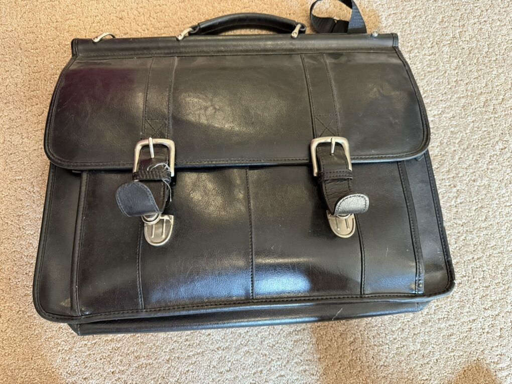 Leather Briefcase/Laptop Case