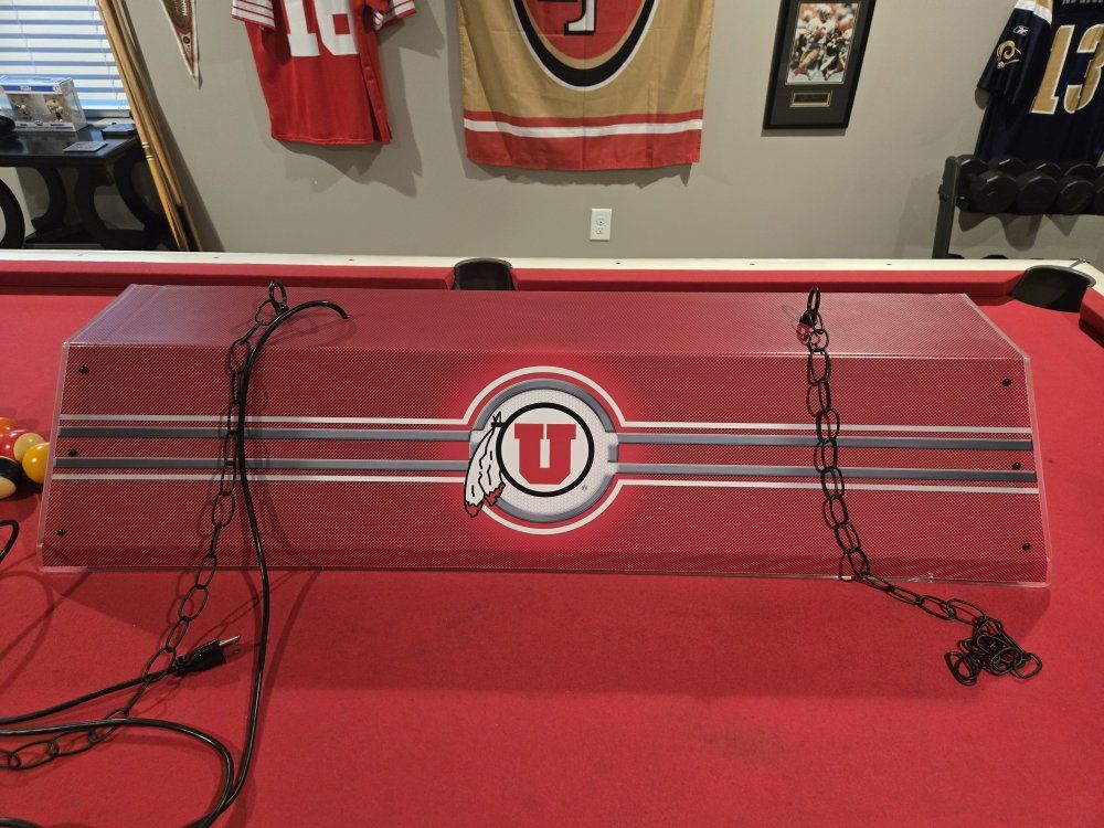 utah pool table light