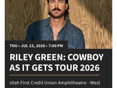 Riley Green As Cowboy as it Gets Tour