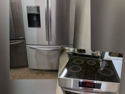 Whirpool refrigerator & Frigidaire induction elect