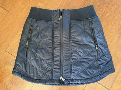 Prana Esla Skirt Quilted Fleece Lined Sz M