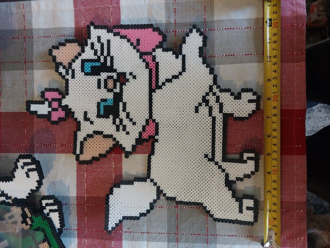 Perler bead wall art candi Characters movies