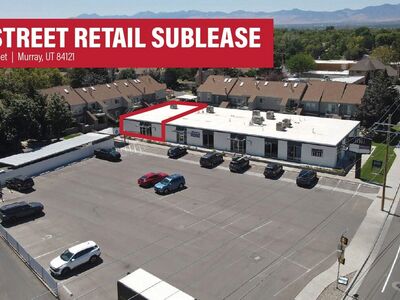 Vine Street Retail Sublease - 2,000 SF- Murray, UT