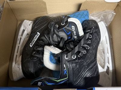 Bauer XLP Ice Skates - Used Senior Hockey Skates size 1