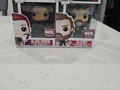 Marvel Black Widow movie funko pops