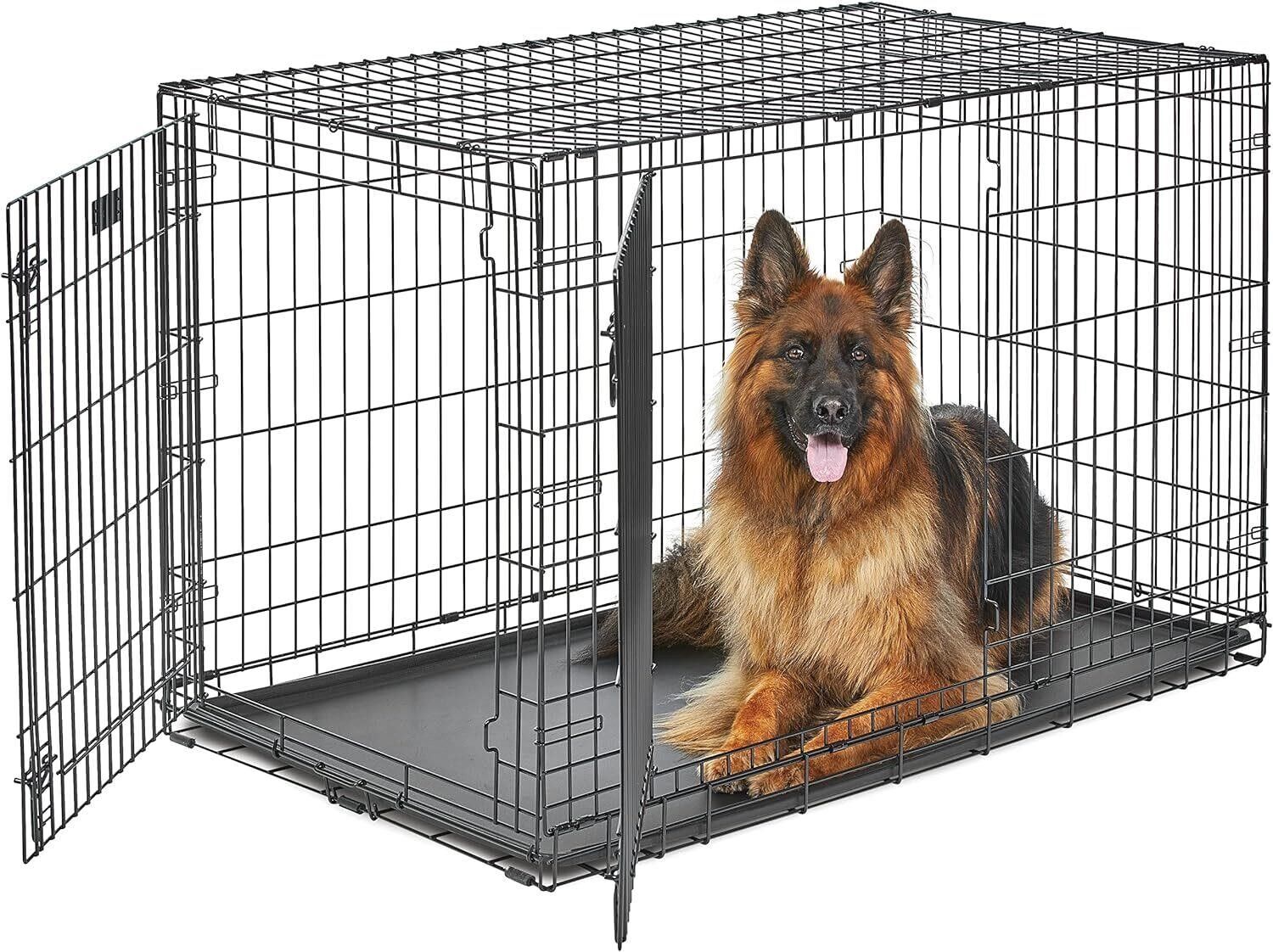 66m - 48-In, MidWest XL LifeStages Folding Dog Crate